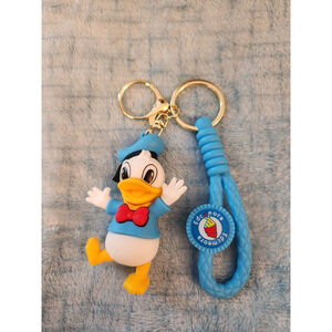 Donald Duck Keychain Gold Colored Hardware